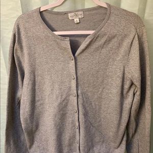 Xl gray cardigan